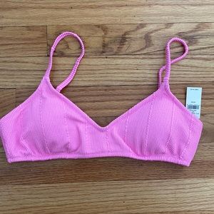 Pink aerie bathing suit top